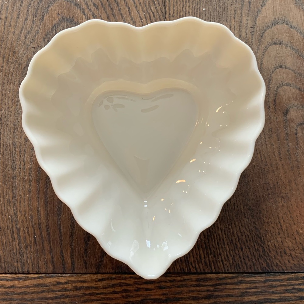 Belleek Heart Dish